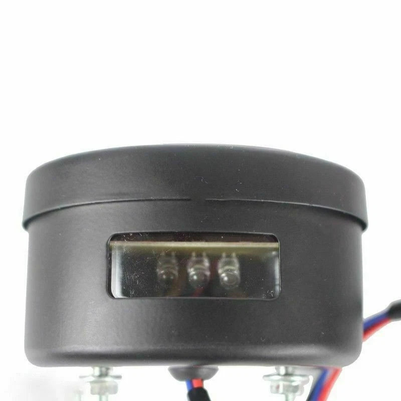 Motorcycle LED Rear Brake Stop Tail License Plate Light Cafe Racer Red Lens