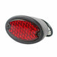 Motorcycle LED Rear Brake Stop Tail License Plate Light Cafe Racer Red Lens