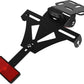 Universal Motorcycle Adjustable License Number Plate Frame Holder Bracket with Number Plate Light Rear Reflector