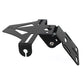 Universal Motorcycle Adjustable License Number Plate Frame Holder Bracket with Number Plate Light Rear Reflector
