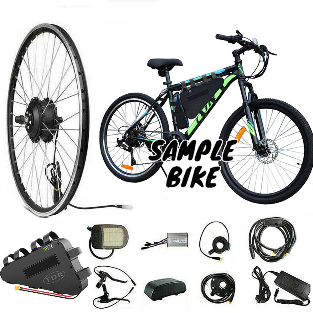 350W 26" Front Hub Electric Bike Conversion Kit
