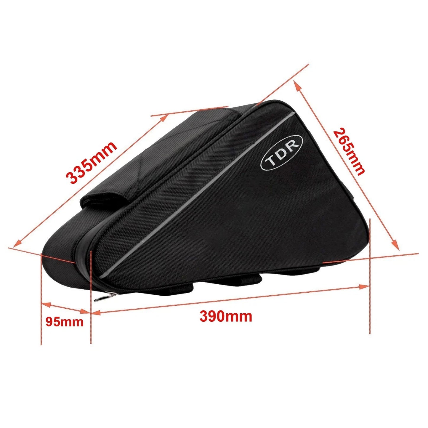 Small Size Electric Bike Triangle Battery Storage Bag Bicycle Top Tube Frame Pack Case