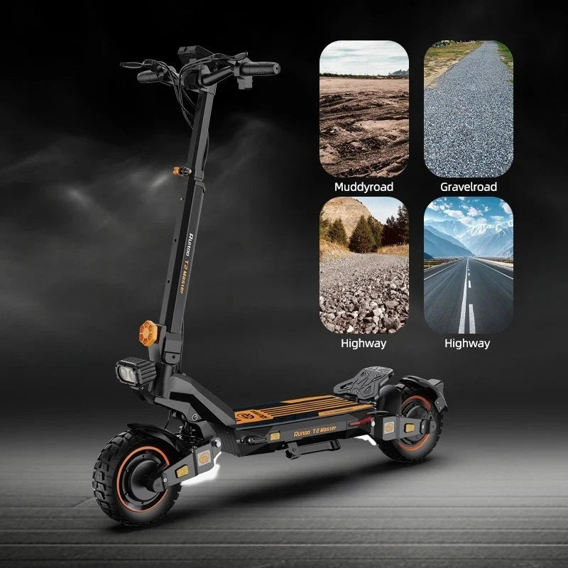 Ruitoo T2 Master 2400W Electric Scooter 60KM/H Off Road Adult Portable E-Scooter