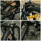 TDR Black Electric Tricycle 48V 250W 10AH with Basket Rear Rack Trolley