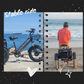 750W Fat Tyre Electric Tricycle Bafang Motor 7 Speeds Shimano Rear Rack Basket Trolley