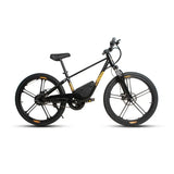 Eunorau 24" Wheel Electric Bicycle for Junior Kids 24V 10AH 250W Black EBIKE 3 SPEED