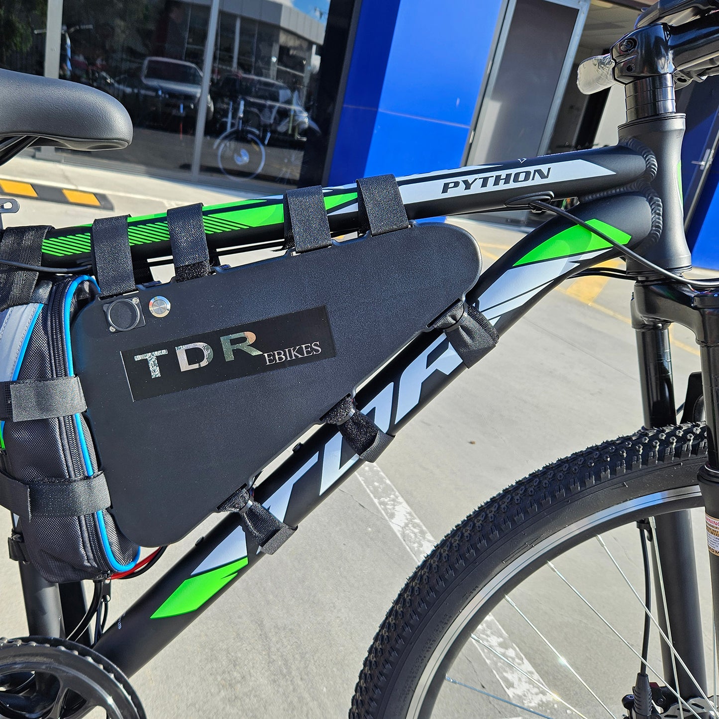 1500W TDR Mountain Electric Bike 26'' 27.5' 29" Triangle Battery