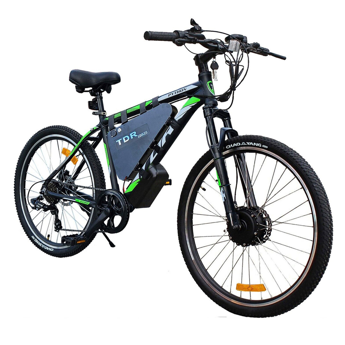 500W Front Hub TDR Mountain Electric Bike 26'' 27.5'' 29" Triangle Battery - TDRMOTO