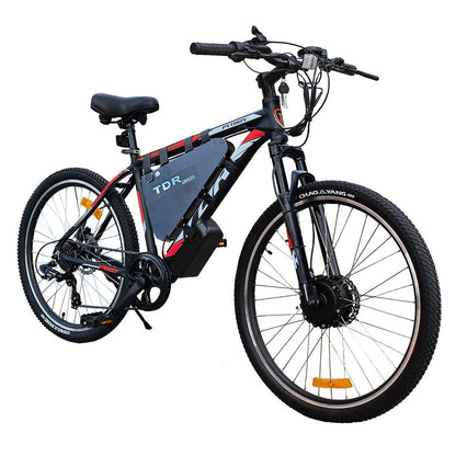 500W Front Hub TDR Mountain Electric Bike 26'' 27.5'' 29" Triangle Battery