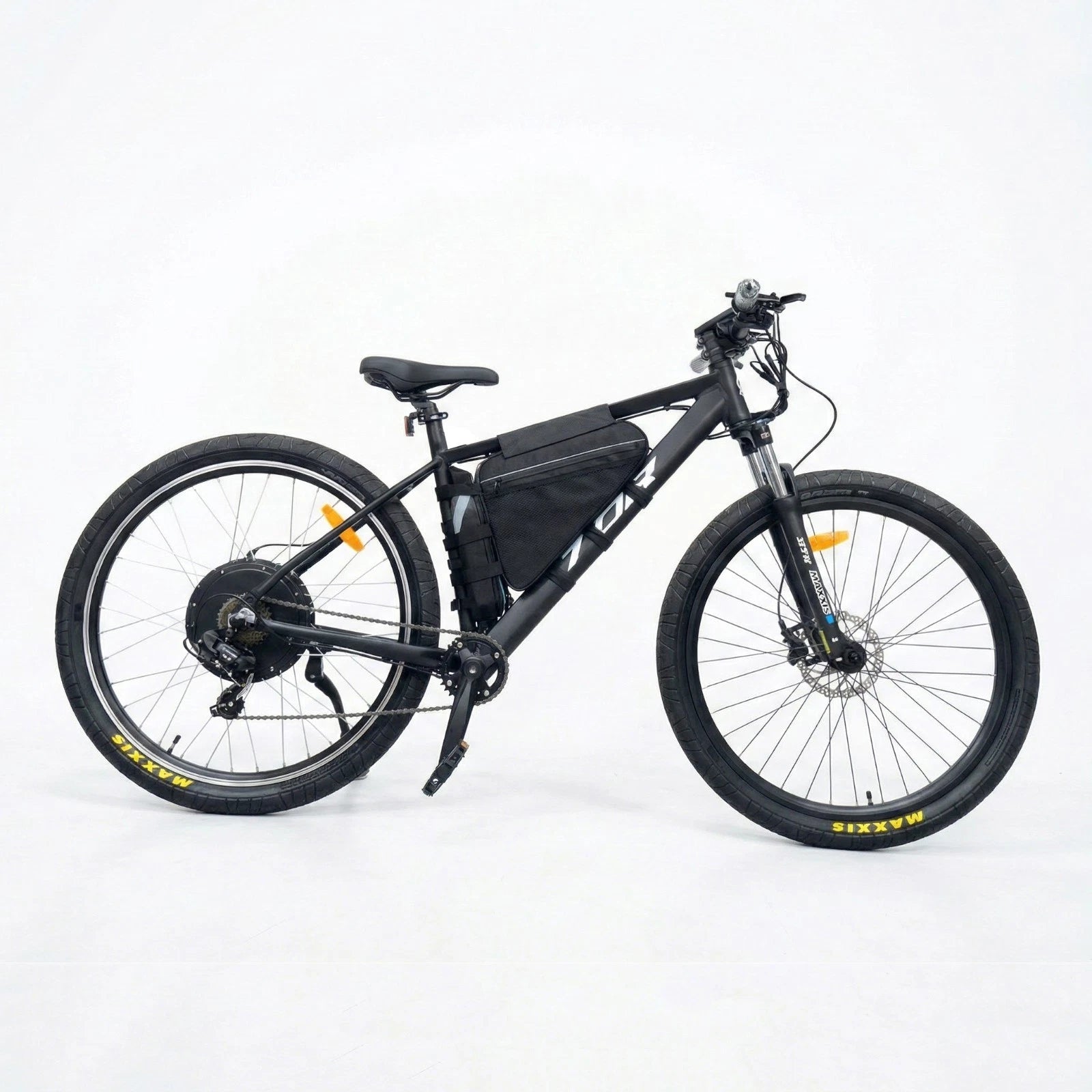 1500W TDR Mountain Electric Bike 29" Bagged Battery Black Frame - TDRMOTO