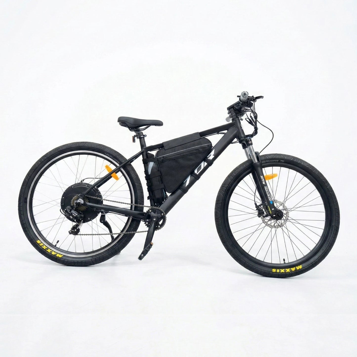 2000W TDR Mountain Electric Bike 29" Bagged Battery Black Frame