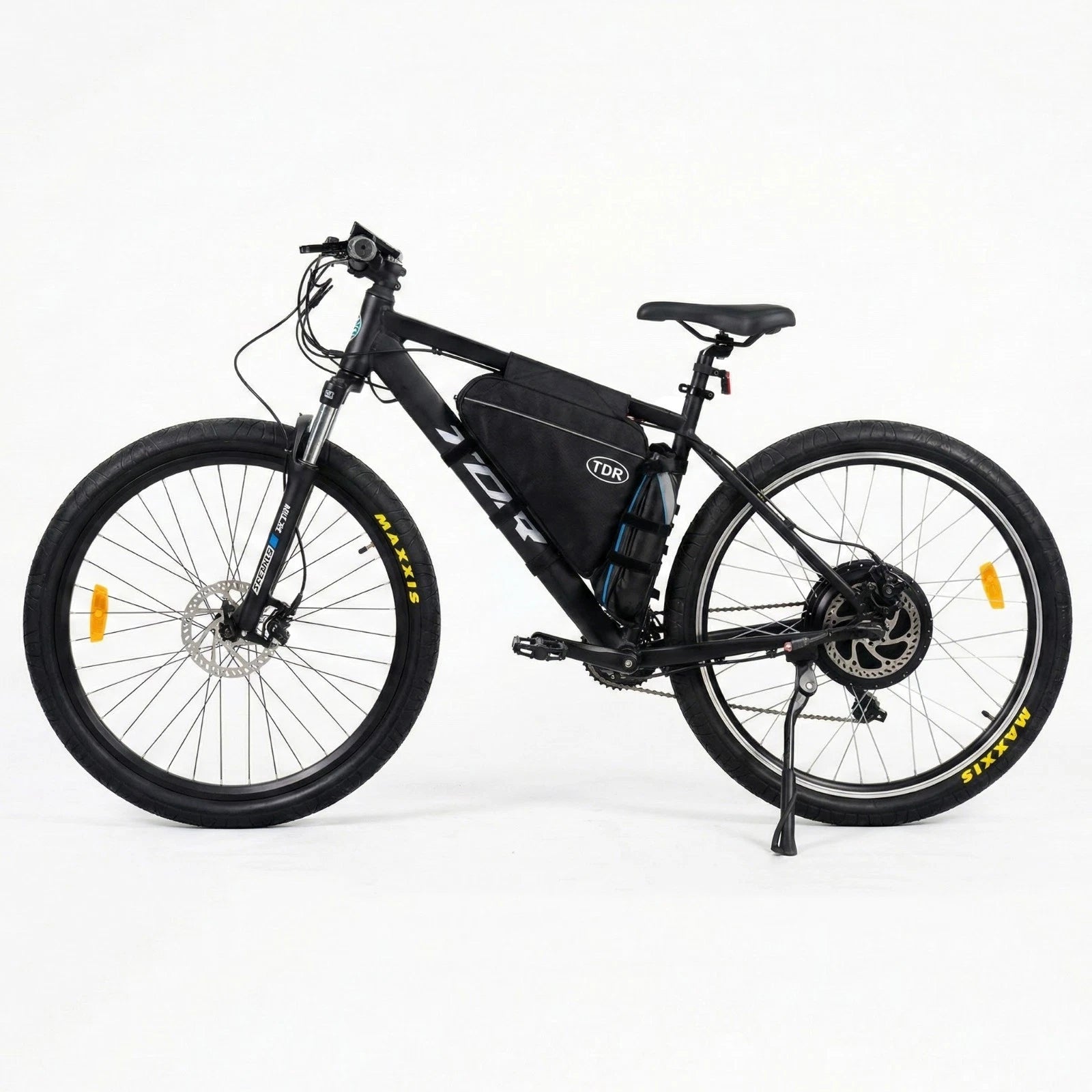 1500W TDR Mountain Electric Bike 29" Bagged Battery Black Frame - TDRMOTO