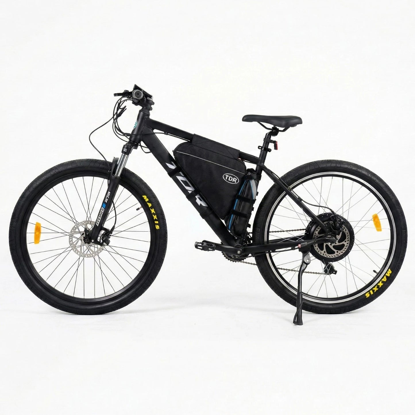1500W TDR Mountain Electric Bike 29" Bagged Battery Black Frame