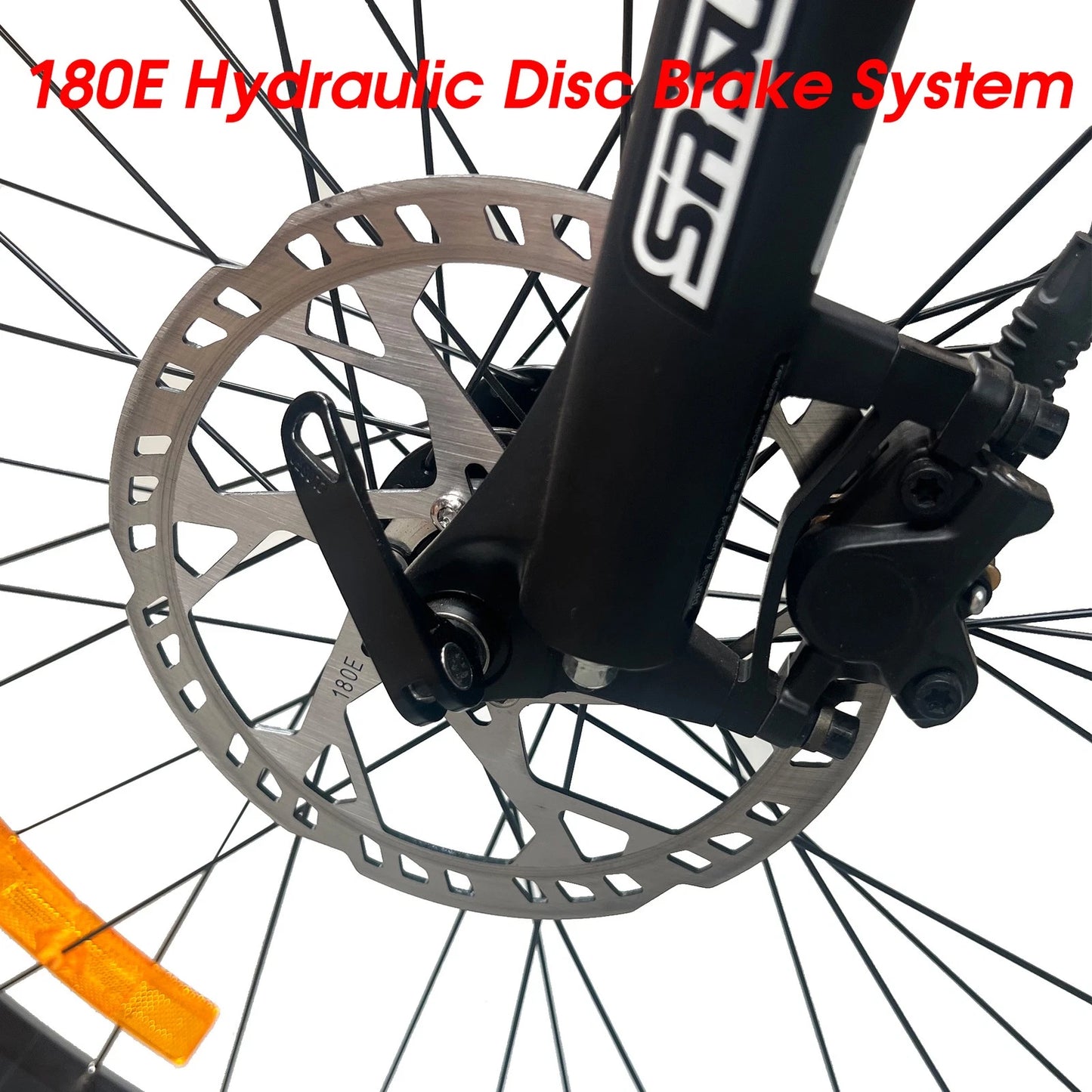 1500W TDR Mountain Electric Bike 29" Downtube Battery Black Frame