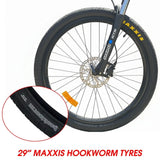 350W TDR Mountain Electric Bike 29" Downtube Battery Black Frame - TDRMOTO