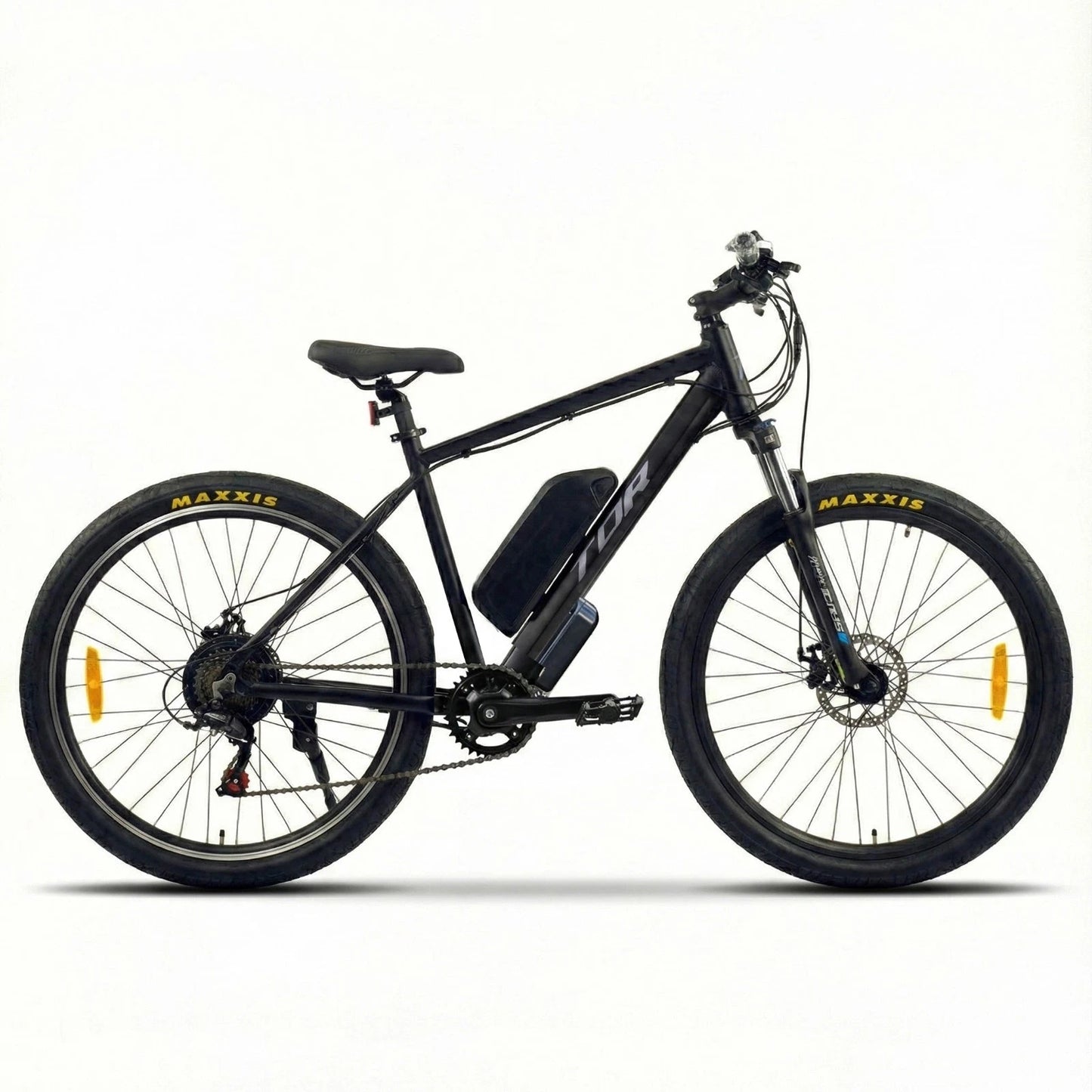 350W TDR Mountain Electric Bike 29" Downtube Battery Black Frame - TDRMOTO
