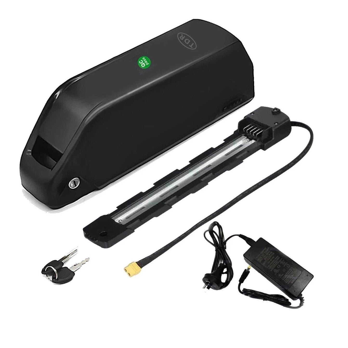 1500W TDR Mountain Electric Bike 29" Downtube Battery Black Frame