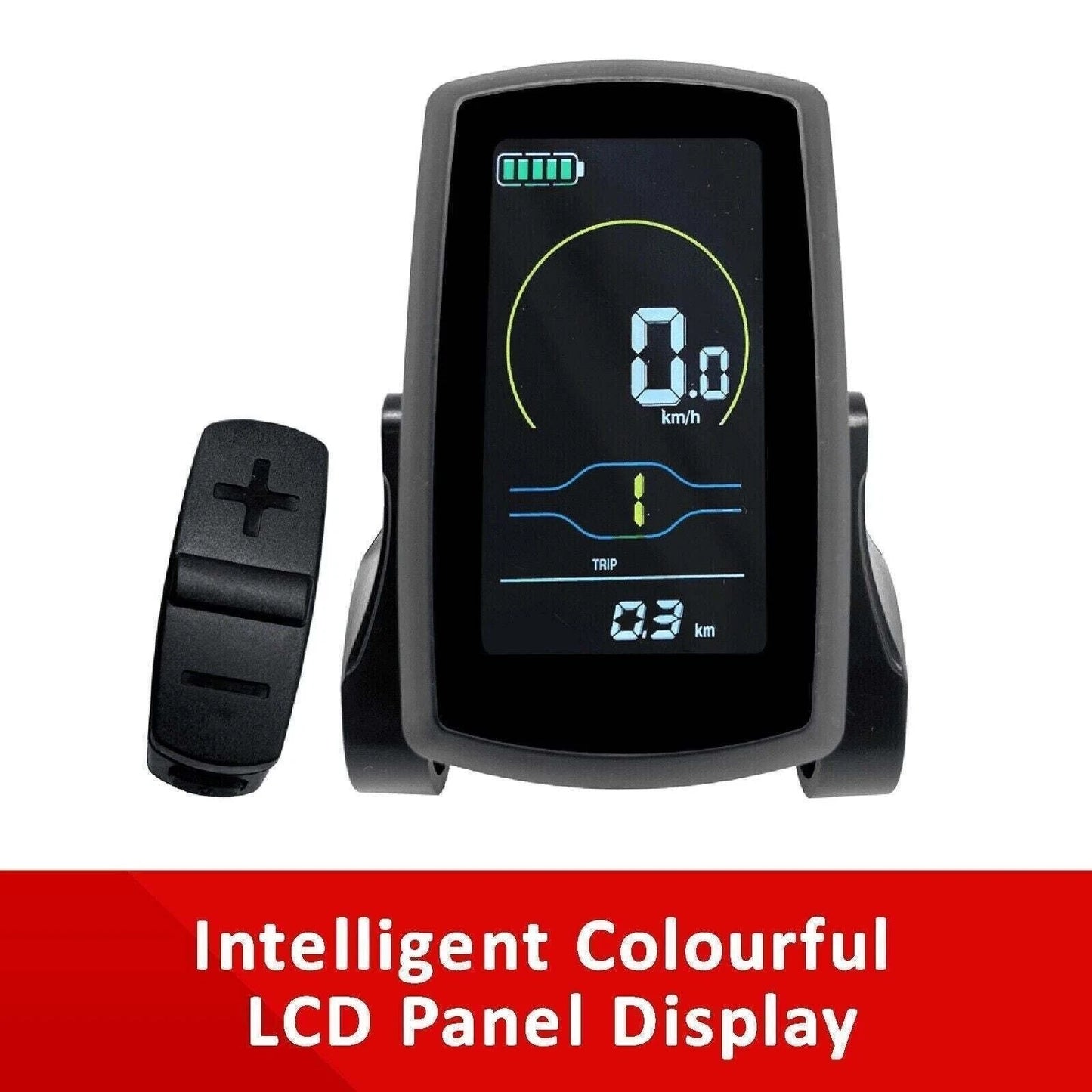 1500W TDR Mountain Electric Bike 29" Downtube Battery Black Frame