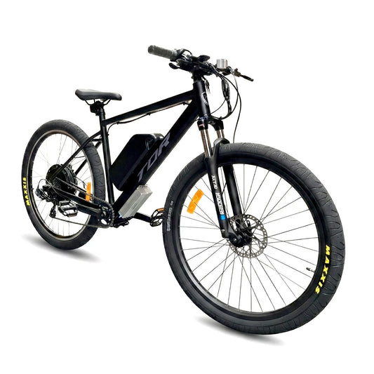 1500W TDR Mountain Electric Bike 29" Downtube Battery Black Frame