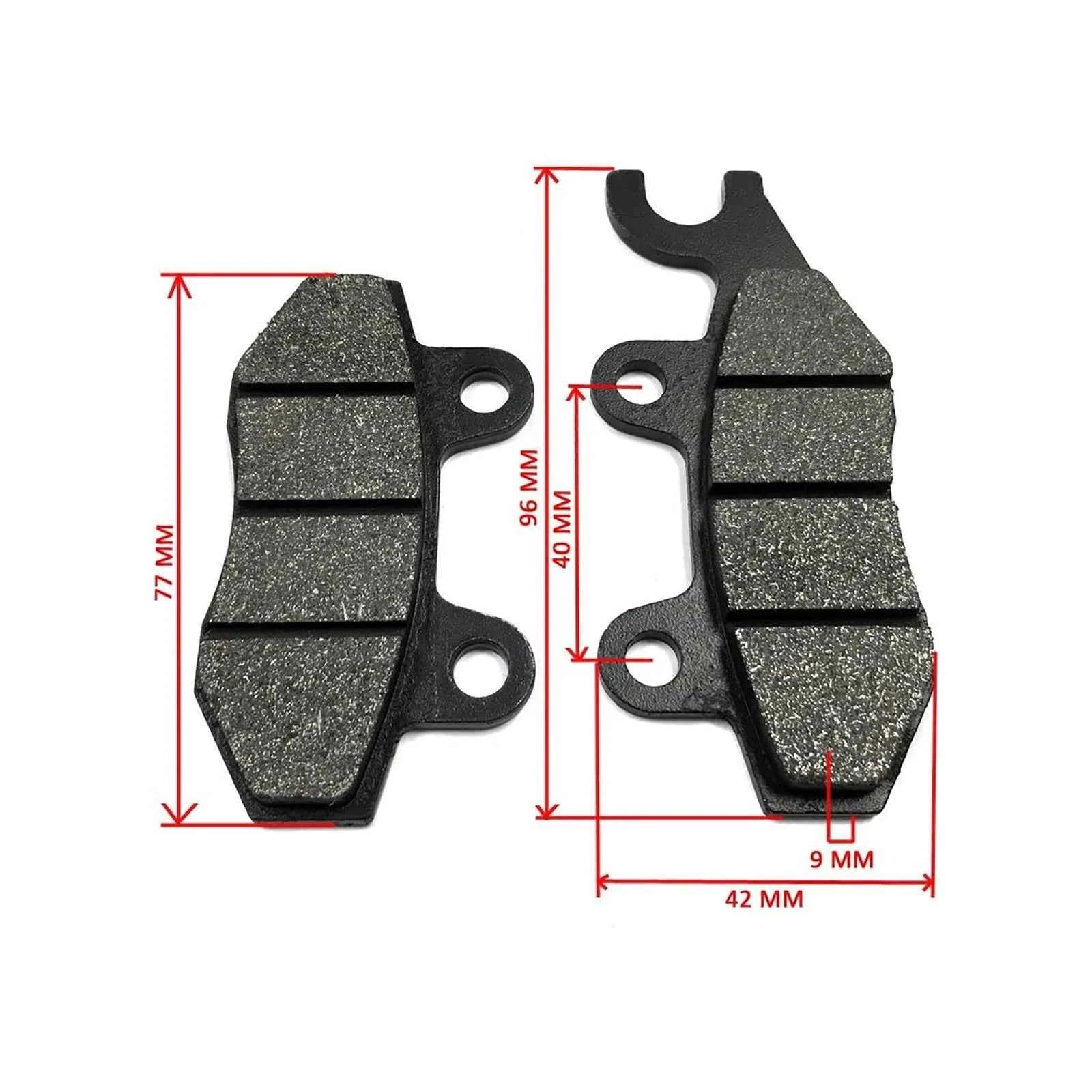 Front Rear Brake Pads for Kawasaki Ninja 250 300 KLR650 Versys-X 300 Honda CB125E GY6 Scooter