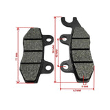 Front Rear Brake Pads for Kawasaki Ninja 250 300 KLR650 Versys-X 300 Honda CB125E GY6 Scooter