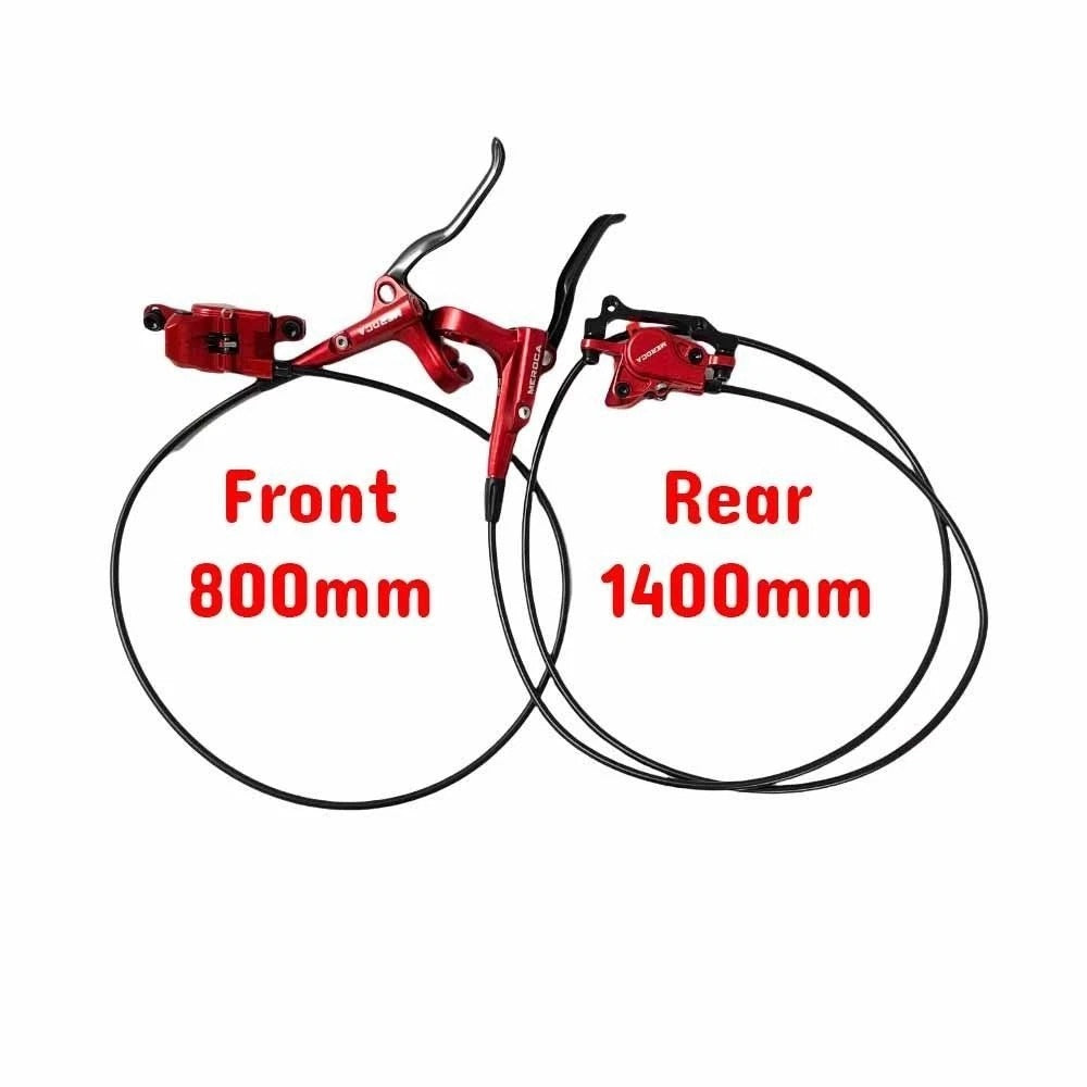 MTB Mountain Bike Hydraulic Disc Brake levers Calipers Front & Rear Set Meroca - TDRMOTO