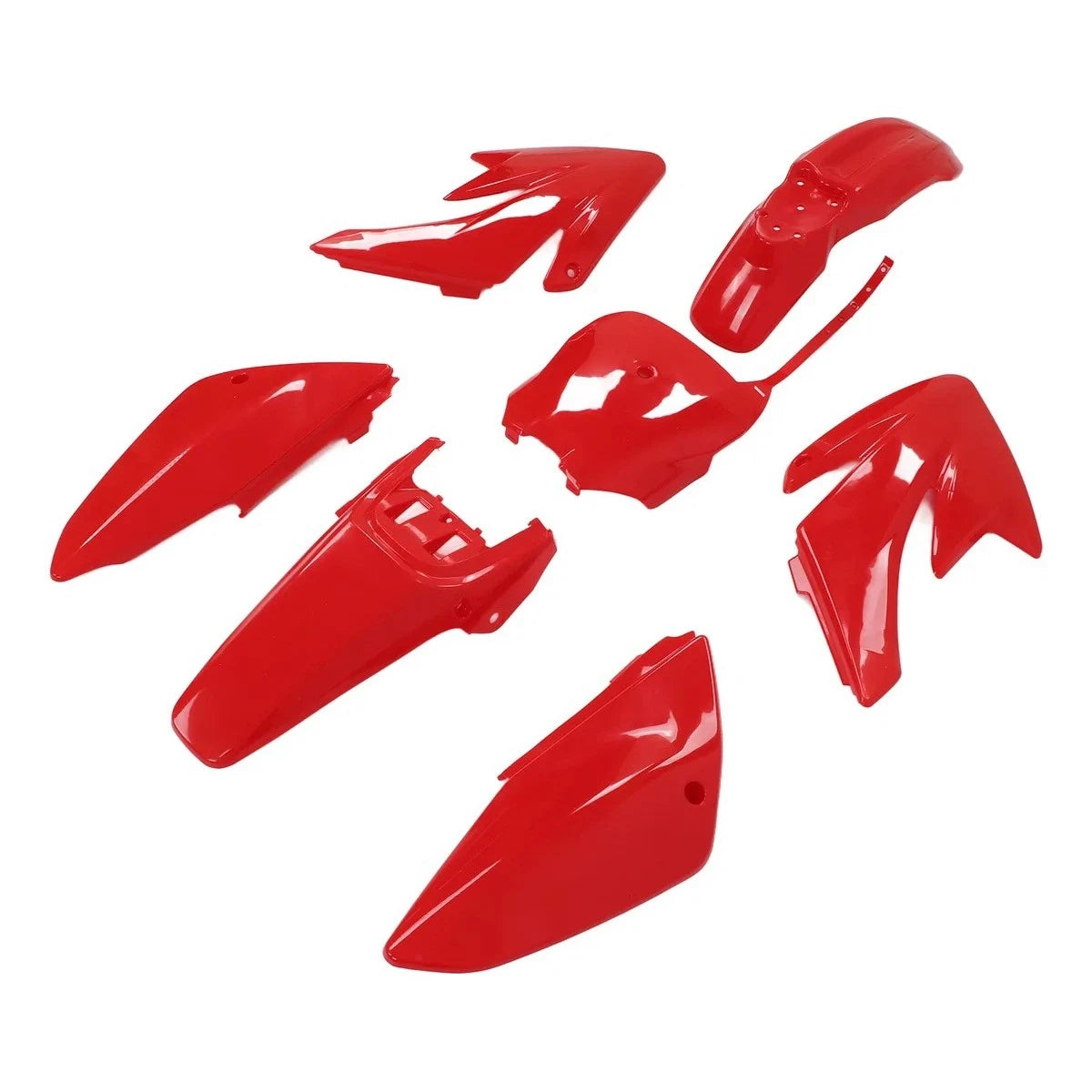 RED CRF70 Plastics Fairing Guard Fender Dirt Pit Bike 140/150/160/200 cc
