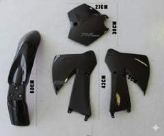 For Chinese Style Pit/Dirt Bike KTM250 Plastics Fender Fairing Body Cover -Black