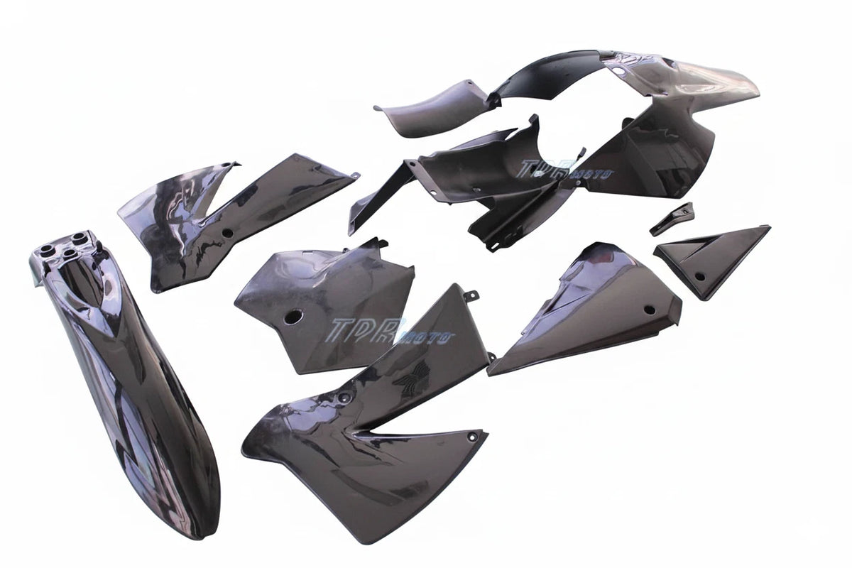 For Chinese Style Pit/Dirt Bike KTM250 Plastics Fender Fairing Body Cover -Black