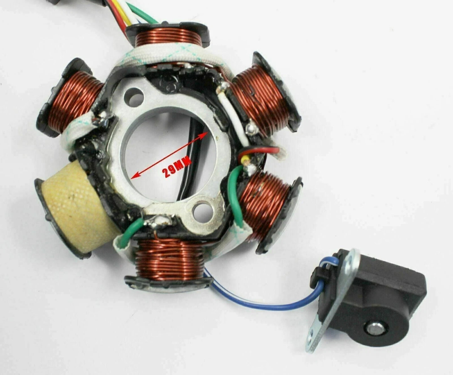 Engine Cover 6-coil Stator Magneto Stator For 50cc 70cc 110cc 125cc Engine Lifan Loncin Dirt Bikes
