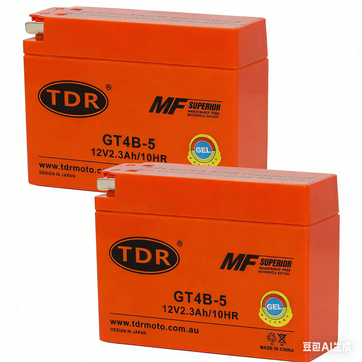 YT4B-BS/GT4B-5 Motorcycle Battery for Yamaha TTR50E TTR90E SR400 Suzuki DRZ70 DRZ50