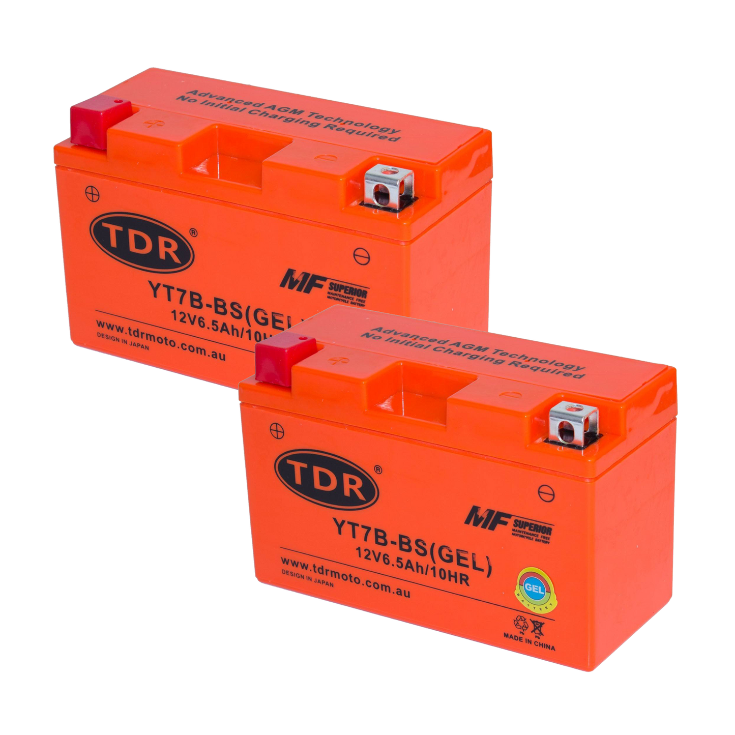 YT7B4 YT7B-BS Battery for Yamaha YZ450 TTR250 Suzuki DRZ400 Kawasaki KLX400 Ducati