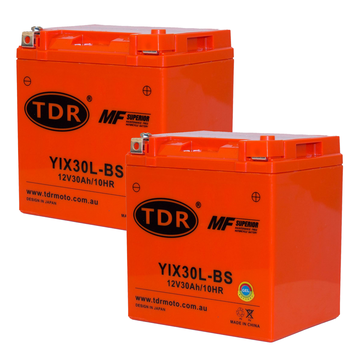 YIX30L-BS 12V 30Ah AGM Battery YTX30L-BS For ATV Motorbike Dirt Bike Maintenance Free