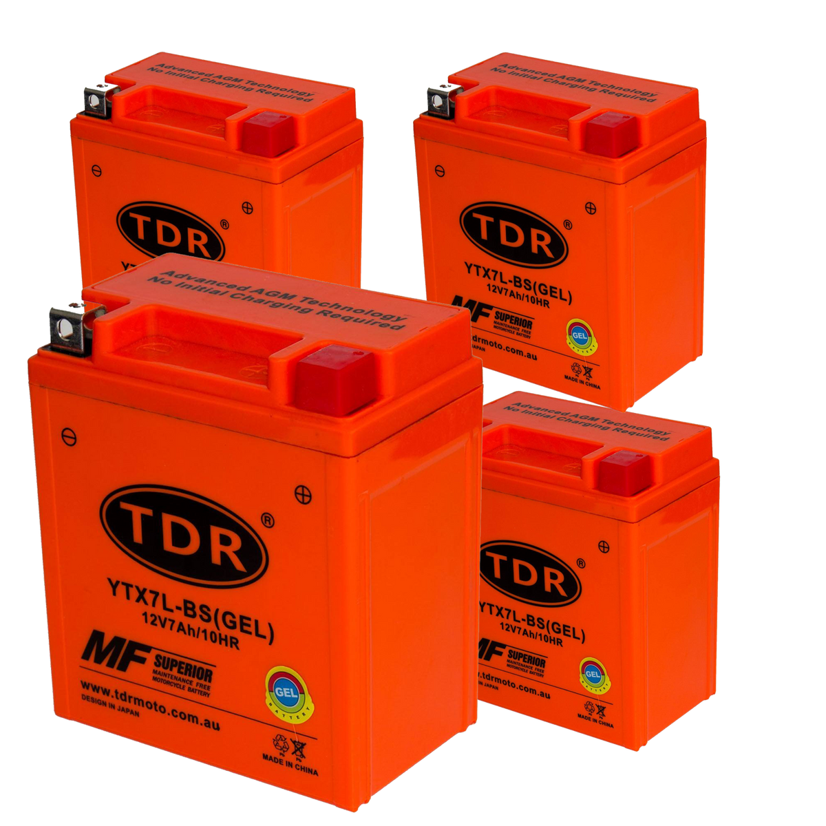 YTX7L-BS 12V7Ah Battery For Honda CBR250R CB250 CMX250C NX250 CB600F NX125 Motorbike