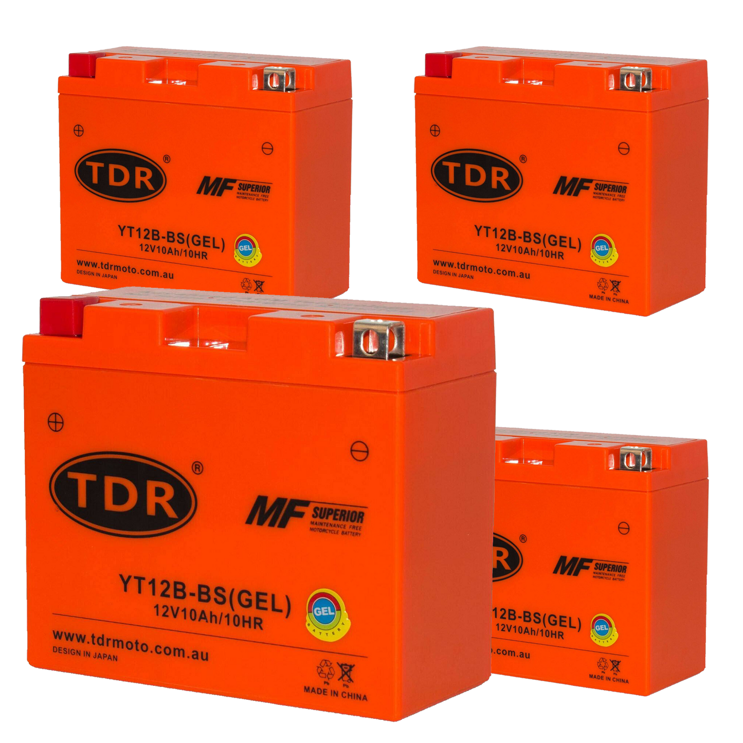 YT12B-BS GT12B-4 YTZ12B-4 YT12B-BS 12V 10Ah 185CCA Motorcycle Gel Battery