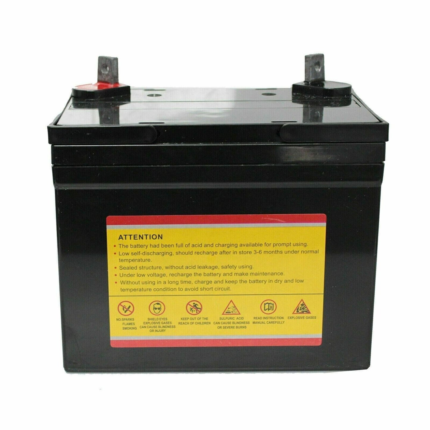 U1R-11 12V 28Ah 300CCA Battery For Toro MTD Cox John Deere Husqvarna Ride-On Mower