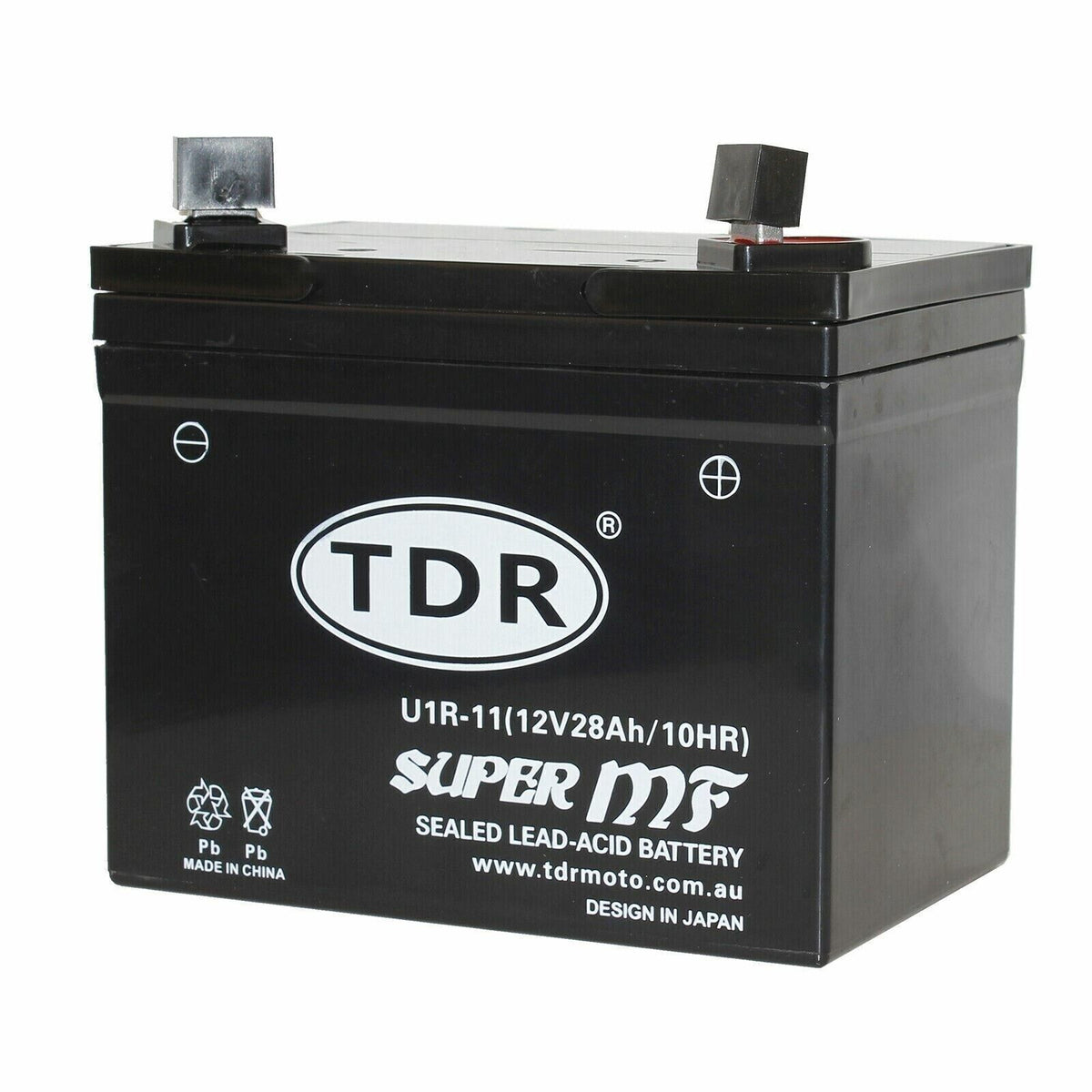 U1R-11 12V 28Ah 300CCA Battery For Toro MTD Cox John Deere Husqvarna Ride-On Mower - TDRMOTO