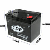 U1R-11 12V 28Ah 300CCA Battery For Toro MTD Cox John Deere Husqvarna Ride-On Mower - TDRMOTO