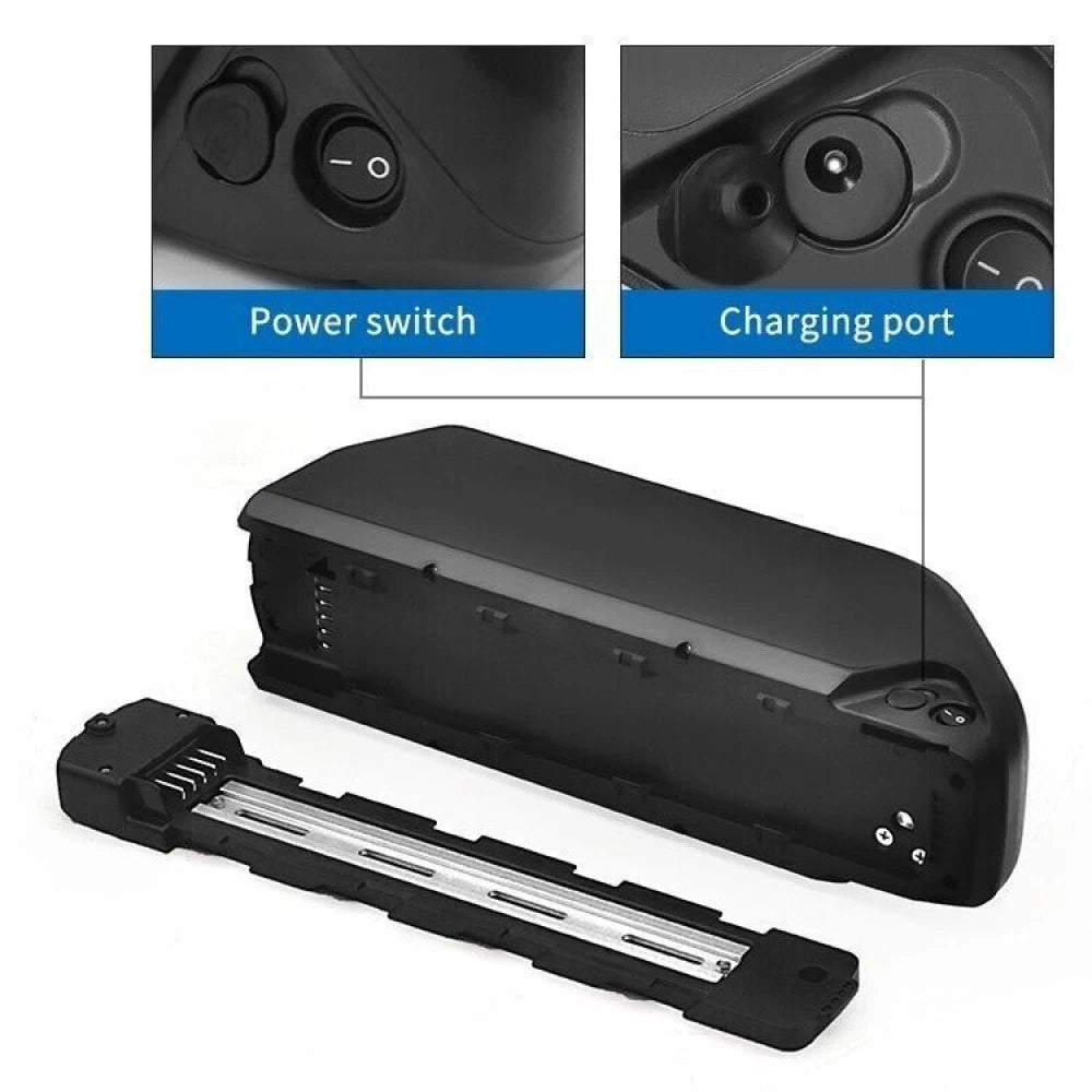 48V 10.4AH Electric Bike Battery Down Tube Style Battery for 500W 750W EBike - TDRMOTO