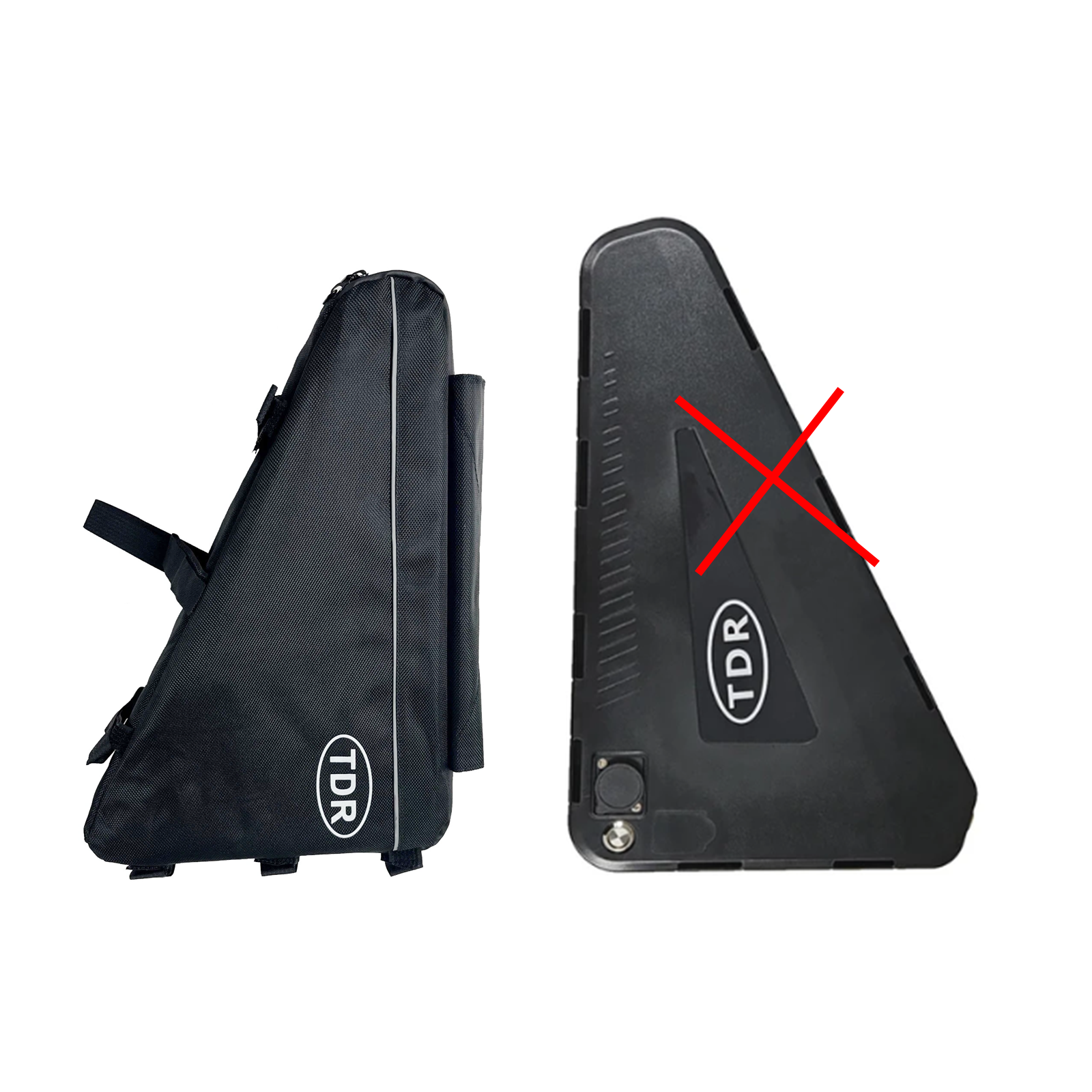 Small Size Electric Bike Triangle Battery Storage Bag Bicycle Top Tube Frame Pack Case - TDRMOTO