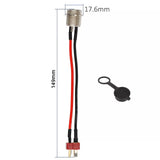 3 Pin Electric Scooter Charging Port T-head for Ruitoo RT6 M4 - TDRMOTO