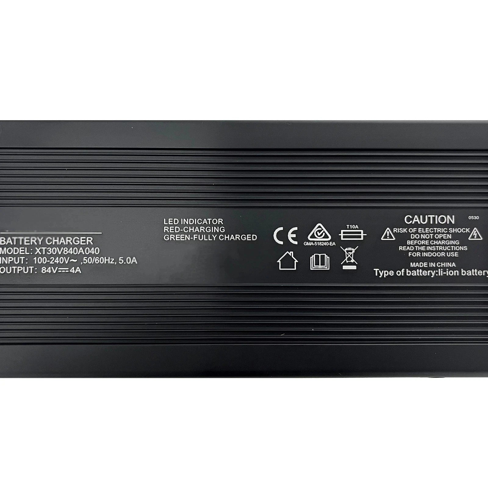 Charger for 72V Lithium Battery 84V 4A Output for Electric Bike with 3-Pin Male RPG0021 - TDRMOTO