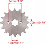 420 16T 20mm Front Sprocket - TDRMOTO
