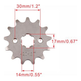 420 13T 17mm Front Sprocket - TDRMOTO