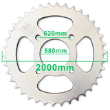 520 38T 58mm Rear Sprocket for XVW300 Dirt Pit Pro Quad Trail Bike ATVs