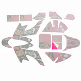 Pink TDRMOTO CRF 50 Decal Graphics Sticker Kit CRF50 Fairing PIT PRO Dirt Bike - TDRMOTO