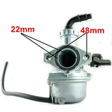 22mm Carby 50 70 110cc Dirt Bike ATV Quad Carburetor + Fuel Filter + Fuel Filter