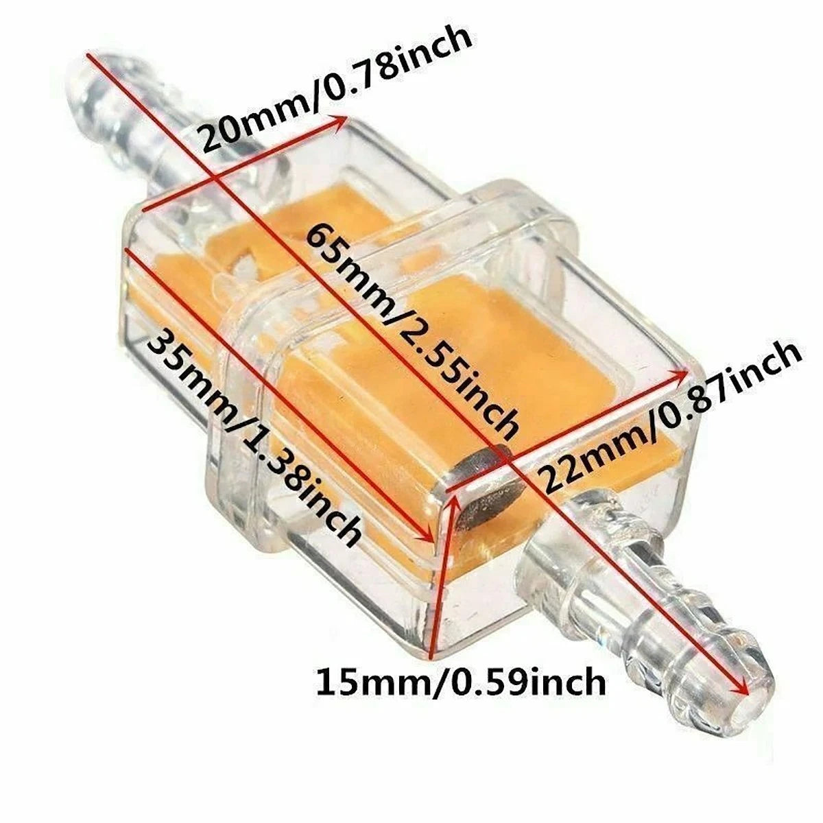 2L Metal Fuel Tank with Cap Filter Line for 49cc 66cc 80cc Motorised Bike