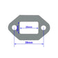 2 x Exhaust Pipe Gaskets 49cc PRO PIT Bike Trail Dirt Quad ATV Gokart Dune Buggy