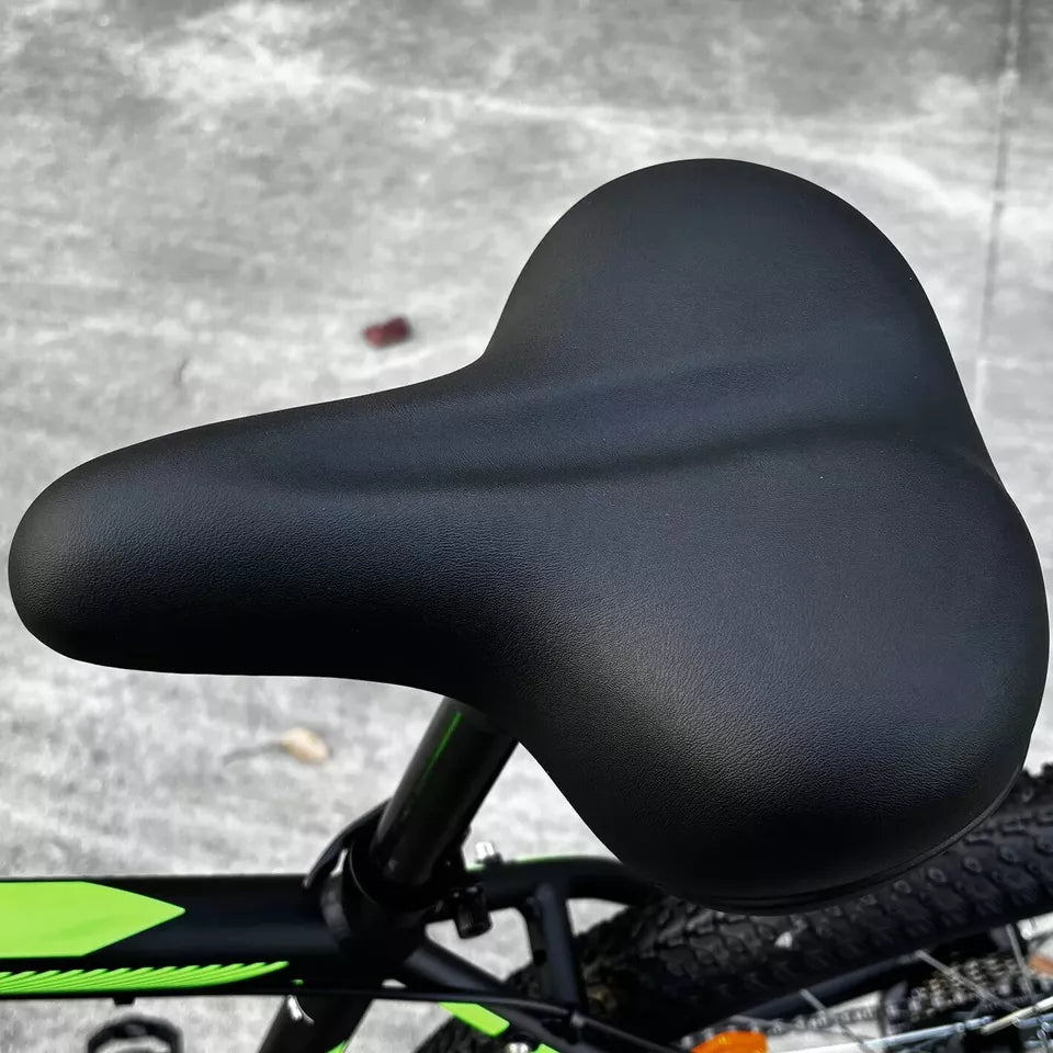 Bicycle Saddle Bike Seat Wide Extra Comfort Soft Cushion PU Leather Bike Seat
